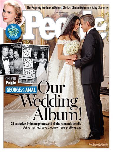 George Clooney Honeymoons at Home—Sort Of