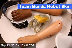 Team Builds Robot Skin