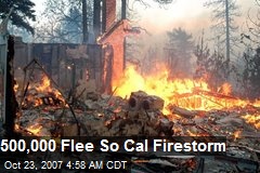 500,000 Flee So Cal Firestorm