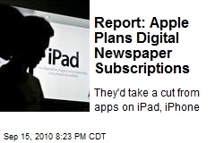 Report: Apple Plans Digital Newspaper Subscriptions
