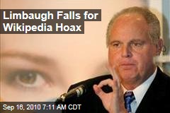 Limbaugh Falls for Wikipedia Hoax