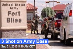 3 Shot on Army Base