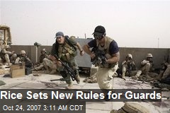 Rice Sets New Rules for Guards