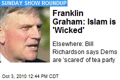 Franklin Graham: Islam is 'Wicked'