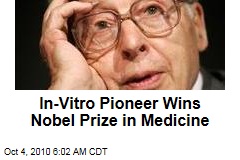 In-Vitro Pioneer Wins Nobel Prize in Medicine