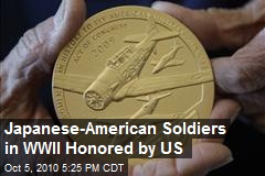 Congressional Gold Medal awarded Japanese soldiers