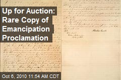 RFK Copy of Emancipation Proclamation at Auction