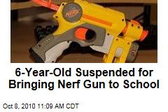 6-Year-Old Suspended for Bringing Nerf Gun to School