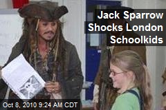 Jack Sparrow Surprises London Schoolgirls
