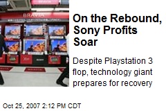 On the Rebound, Sony Profits Soar