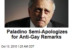 Paladino Semi-Apologizes for Anti-Gay Remarks