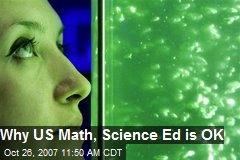 Why US Math, Science Ed is OK