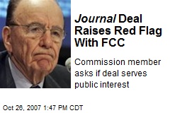 Journal Deal Raises Red Flag With FCC