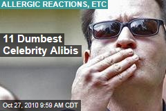 11 Dumbest Celebrity Alibis