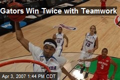Gators Win Twice with Teamwork