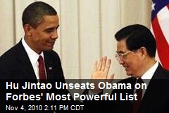 Hu Jintao Unseats Obama on Forbes' Most Powerful List