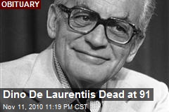 Dino De Laurentiis Dead at 91