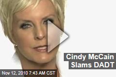 Cindy McCain Slams DADT