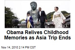 Obama Relives Childhood Memories as Asia Trip Ends