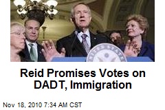 Reid Promises Votes on DADT, Immigration