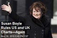 Susan Boyle Rules US and UK Charts&mdash;Again