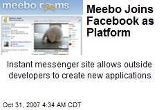 Meebo Joins Facebook as Platform