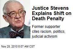 Justice Stevens Explains Shift on Death Penalty