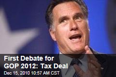Tax Deal Is First Debate of 2012 Presidential Race: Sarah Palin, Mitt Romney Face Off Against Mike Huckabee, Newt Gingrich, Others