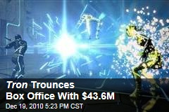 Tron Trounces Box Office With $43.6M
