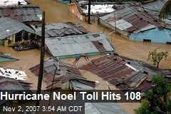 Hurricane Noel Toll Hits 108