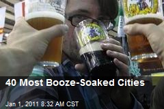 40 Most Booze-Soaked Cities