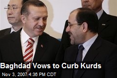 Baghdad Vows to Curb Kurds