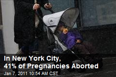 In New York City, 41% of Pregnancies Aborted