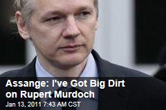 Julian Assange Threatens to Release Files on Rupert Murdoch