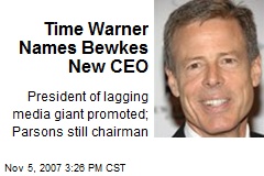 Time Warner Names Bewkes New CEO