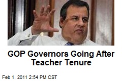 GOP Governors Going After Teacher Tenure