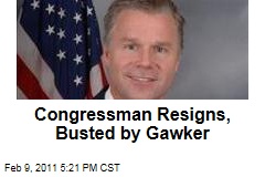 Congressman Resigns, Busted by Gawker