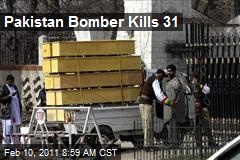Pakistan Bomber Kills 31