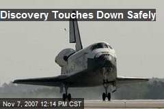 Discovery Touches Down Safely
