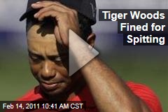 Tiger Woods Fined for Spitting