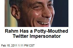 Rahm Emanuel Fake Twitter Feed Is More Popular Than His Real Feed