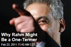 Rahm Emanuel Might Be a One-Term Chicago Mayor, Thanks to Challenges Facing the City