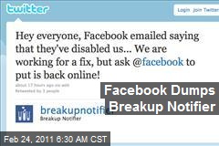Facebook Dumps Breakup Notifier