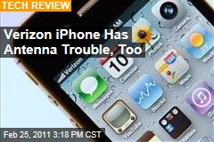 Consumer Reports iPhone: Verizon's Version Has Antenna Problems if Held in a Certain Way