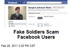 Fake Soldiers Scam Facebook Users
