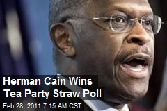 Herman Cain Wins Tea Party 2012 Poll