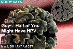 HPV: Half of Men May Be Infected With Human Papillomavirus, Study Shows