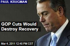 Paul Krugman: GOP Budget Cuts Would Destroy Recovery