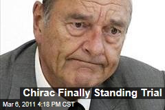 Former French President Jacques Chirac to Finally Stand Trial