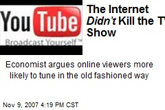 The Internet Didn't Kill the TV Show